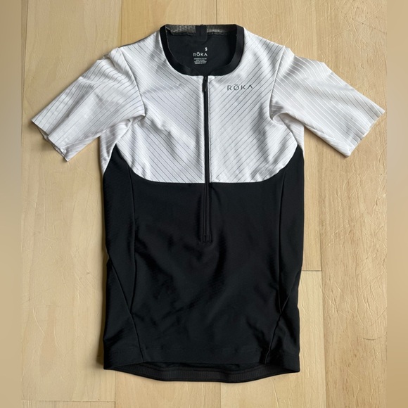 ROKA Gen II Elite Aero Short Sleeve Tri Top Cycling Jersey - Picture 1 of 4